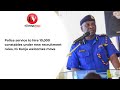 Police service to hire 10,000 constables under new recruitment rules, IG Kanja welcomes move