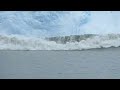 Alaska Glacier calving event, create huge wave like TSUNAMI | glacier national park 2k17 | shockwave