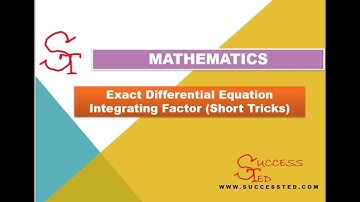 IIT-JAM || INTEGRATING FACTOR || SPECIAL TRICK FOR SOLVING QUESTIONS
