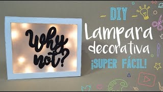 Lampara Decorativa ¡Con una caja! - DIY - PP Arts by PP Arts 2,234 views 6 years ago 7 minutes, 3 seconds