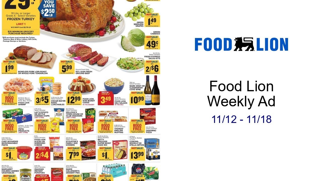 Food Lion Weekly Ad 11/12