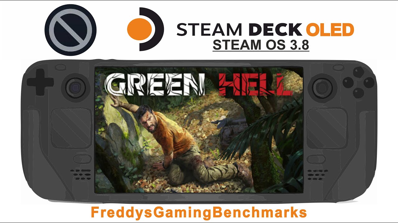 Green Hell on Steam Deck OLED with Steam OS 3.8