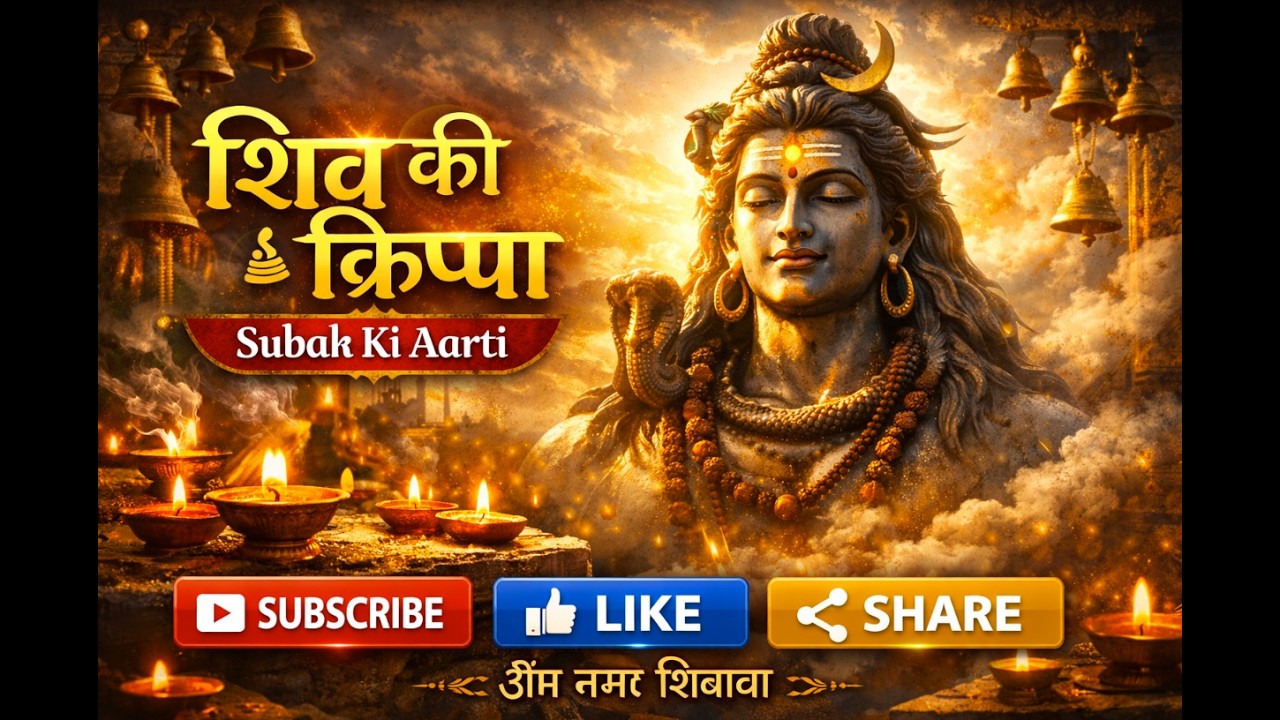 “Shiv Ki Kripa – Subah Ki Aarti | Saturday Special | Om Namah Shivaya”