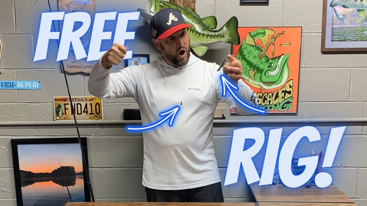 New Technique!! Use The Free Rig to Catch BIG BASS This Time of Year!!