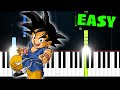 Dragon Ball GT Theme - EASY Piano Tutorial