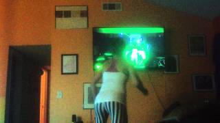Hooper watching hoop video for the first time! Hyperion Hoop with motion sensing and Bluetooth pair!