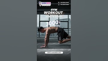 Get your GYM workout website designed for just 3000 Rs | Affordable Cheap low cost website design |