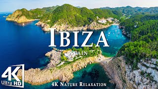 Ibiza 4K  Wonderful Natural Landscape With Calming Music  4K Video Ultra HD