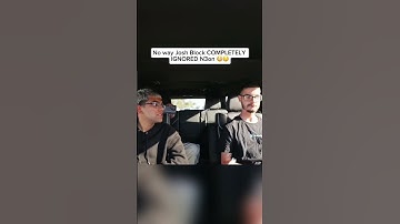 No way Josh Block COMPLETELY IGNORED N3on 😳😯