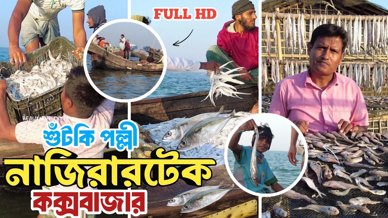 কত সুন্দর দেখুন  বাংলাদেশের সর্ববৃহৎ শুটকি পল্লী নাজিরারটেক | Najiratek shutki polli Cox's bazar