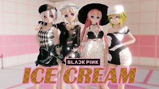Mmd Blackpink - Ice Cream With Selena Gomez Models Dl Motion Dl Stage Dl