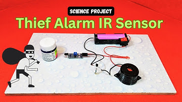 How to make Theft Alarm from IR Sensor   ||   Easy Project for School Students   #schoolproject