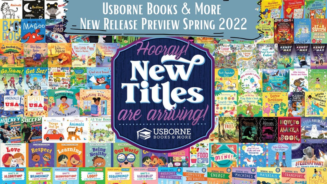 Usborne Books and More New Release Preview Spring 2022 YouTube