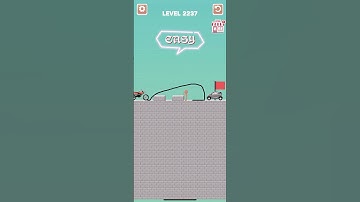 Draw bridge puzzle game level 2237 #drawing #game #Shorts