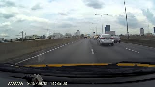 Reckless Driver Crashes While Passing || ViralHog