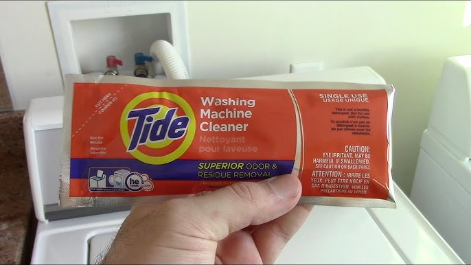 Tide Washing Machine Cleaner with Oxi Powder, Odor Eliminator and Washer  Residue Remover