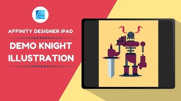 Affinity Designer iPad - Demo Knight Illustration (Vector Art)