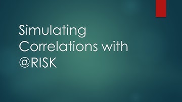 Simulating Correlations with @RISK