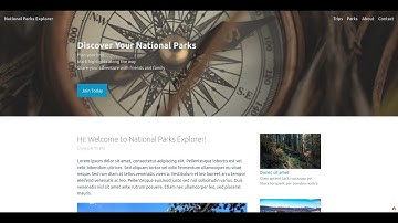 CodeIgniter 4 Intro --National Parks Explorer