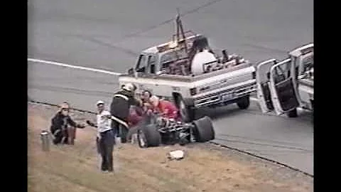 Derek Daly's near career-ending crash, Michigan 20...
