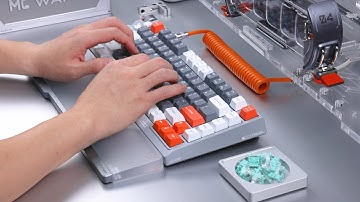 NuPhy Field75 HE Typing Sound Test - Magnetic White / Magnetic Jade