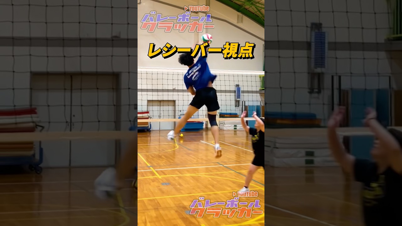 【レシーバー視点】最強スパイク！ #バレーボール男子 #haikyuuxyn #バレーボール #ジャンプ力