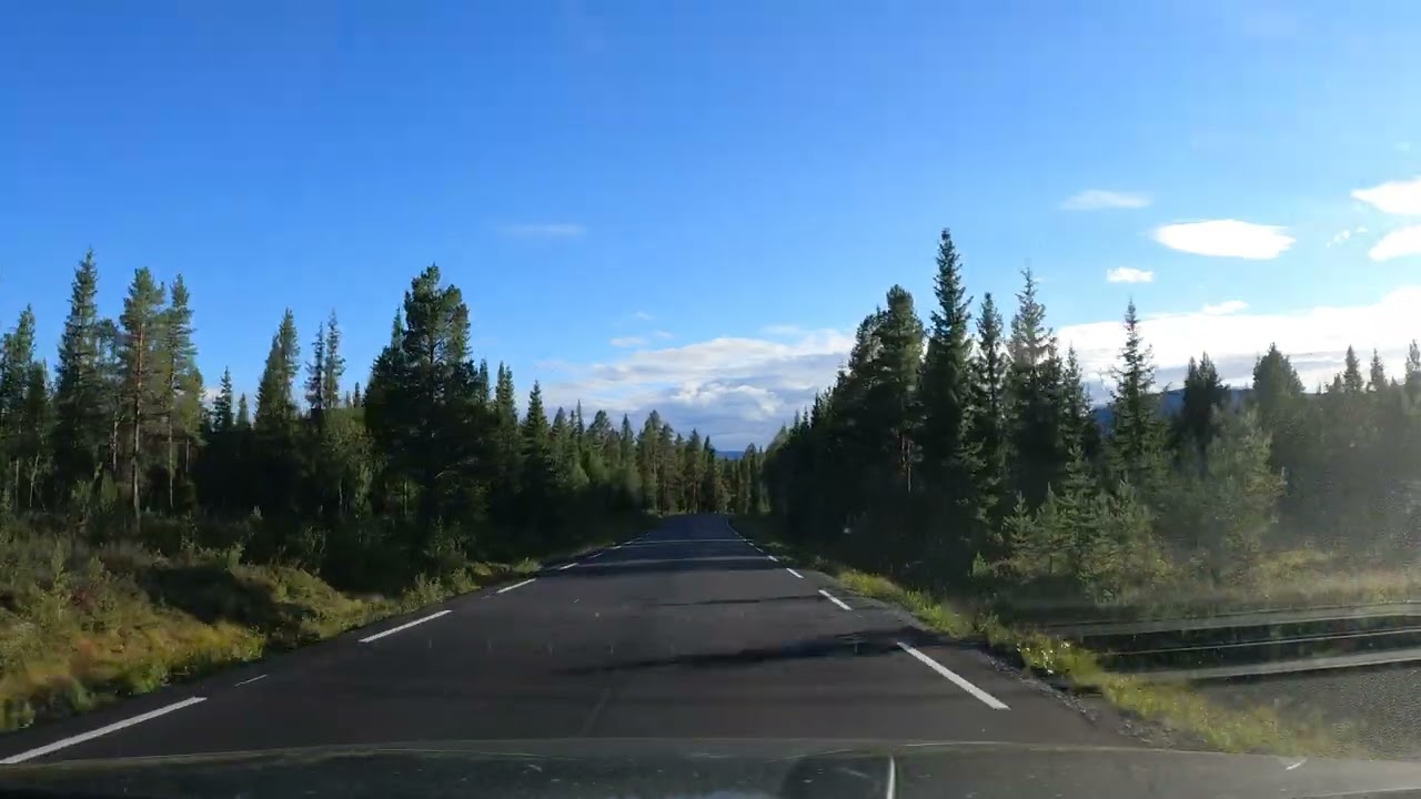 Friisvegen Car - Friisbua - Måsåplassen - Ringebu stavkyrkje - Ringebufjellet - Atna - Ringebu 🇳🇴 4K