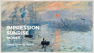 Impression, Sunrise by Claude Monet | 2 Hour 4K Classic Frame TV Art screenshot 5
