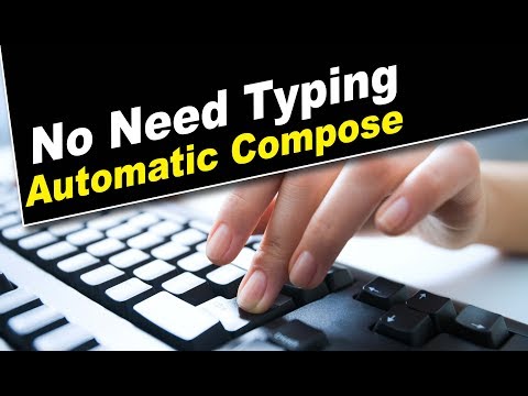 How To Compose fast without typing | Computer Tips & Tricks
