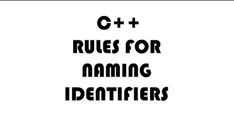 Identifier Rules || CBSE Class 12 C.S.