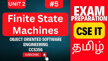 Finite State Machines Explained with Examples | OOSE Unit 2 | Anna University | CCS356
