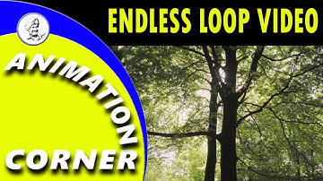 JUNGLE TREES NATURE Background Continuous Endless Infinite Loop Video Free use - Animation Corner