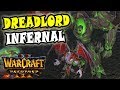 Warcraft Reforged UNDEAD 2vs2 GAMEPLAY | Level 6 Dreadlord + Inferno!