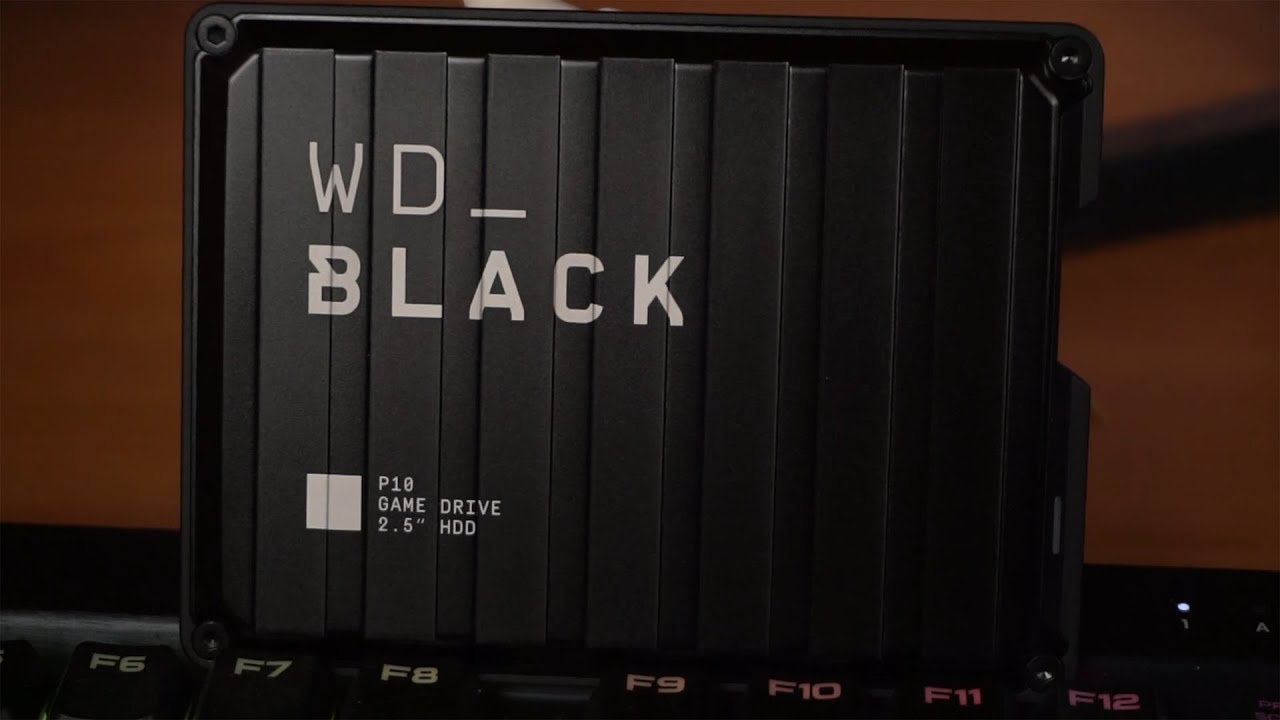 Wd game drive. WD Black p10.