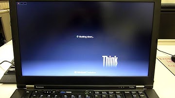 Lenovo Rapid Boot Extreme shutdown video