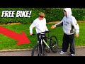 Giving my friend a new bike for christmas