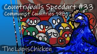 Countryballs Speedart #33 | Communist Countries 1981