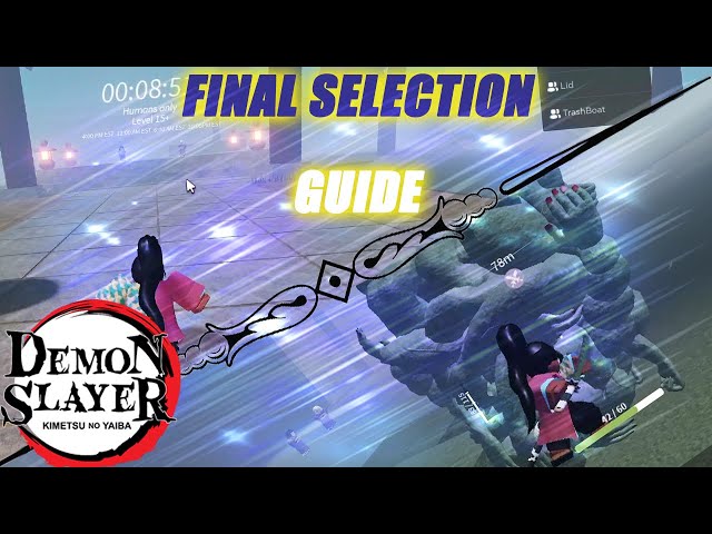 Project Slayers Final Selection - Start times, quests, and locationss