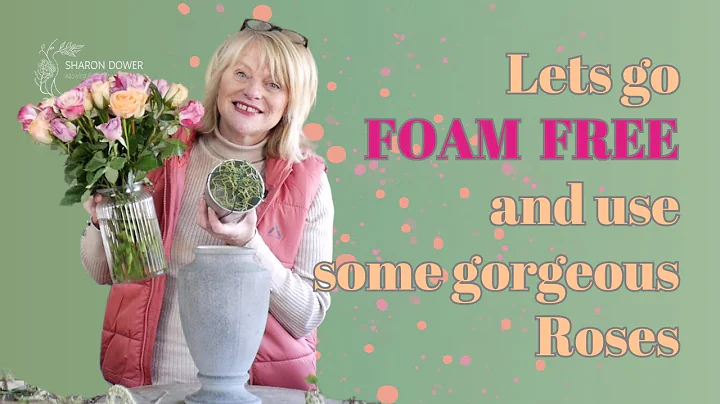 How to Make a FOAM FREE  Flower Arrangement - How to Use Wire Netting aka Chicken Wire