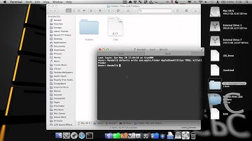 Making Hidden Folders in OS X