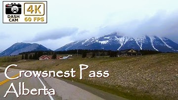 🚗 Breathtaking 4K Drive Through Crowsnest Pass: Alberta