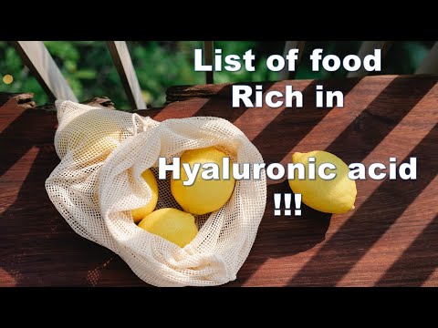 hyaluronic acid rich food list