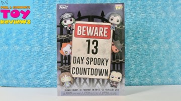 Funko Pocket Pop 13 Day Spooky Countdown Advent Calendar Unboxing Review | PSToyReviews