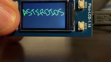 Pi Pico Asteroids with Title