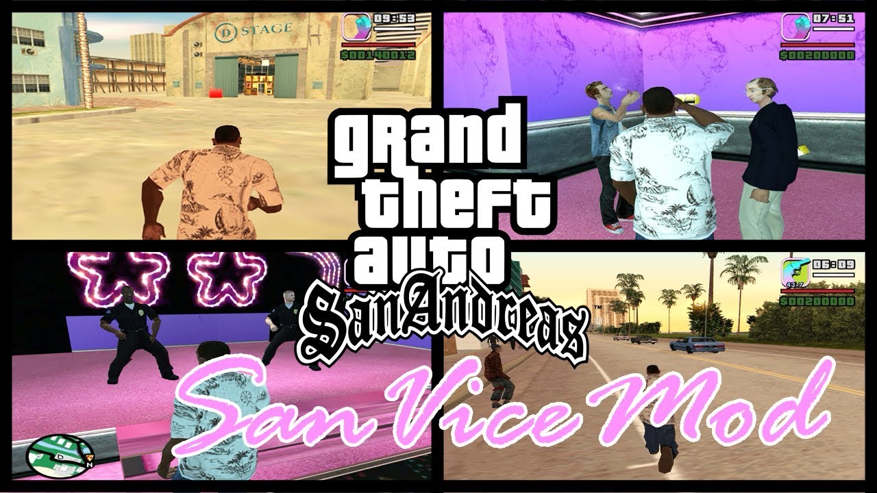 GTA San Andreas - San Vice Mod - Mission G-Spotlight Gameplay ...