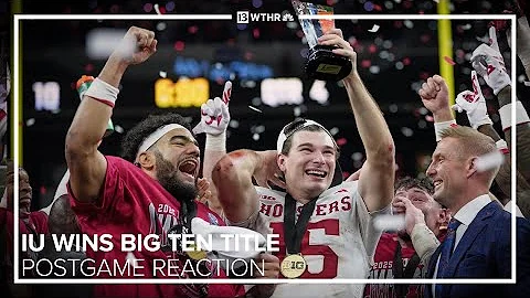 No. 2 Indiana beats No. 1 Ohio St. 13-10 to end Big Ten title drought | Postgame Reaction | 13Sports