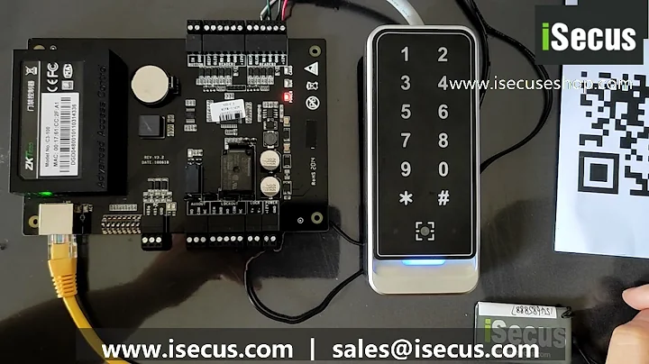 ZKTeco QR600 works with C3 Control Panel