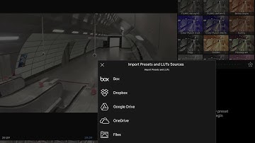 Import LUTs into LumaFusion from Computer to iPad or iPhone
