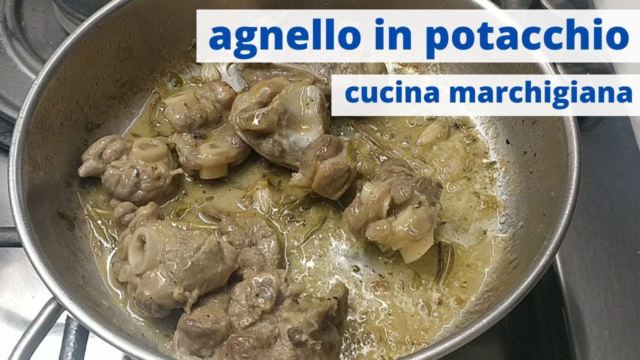 agnello in potacchio e zucchine trifolate...la bontà delle Marche...
