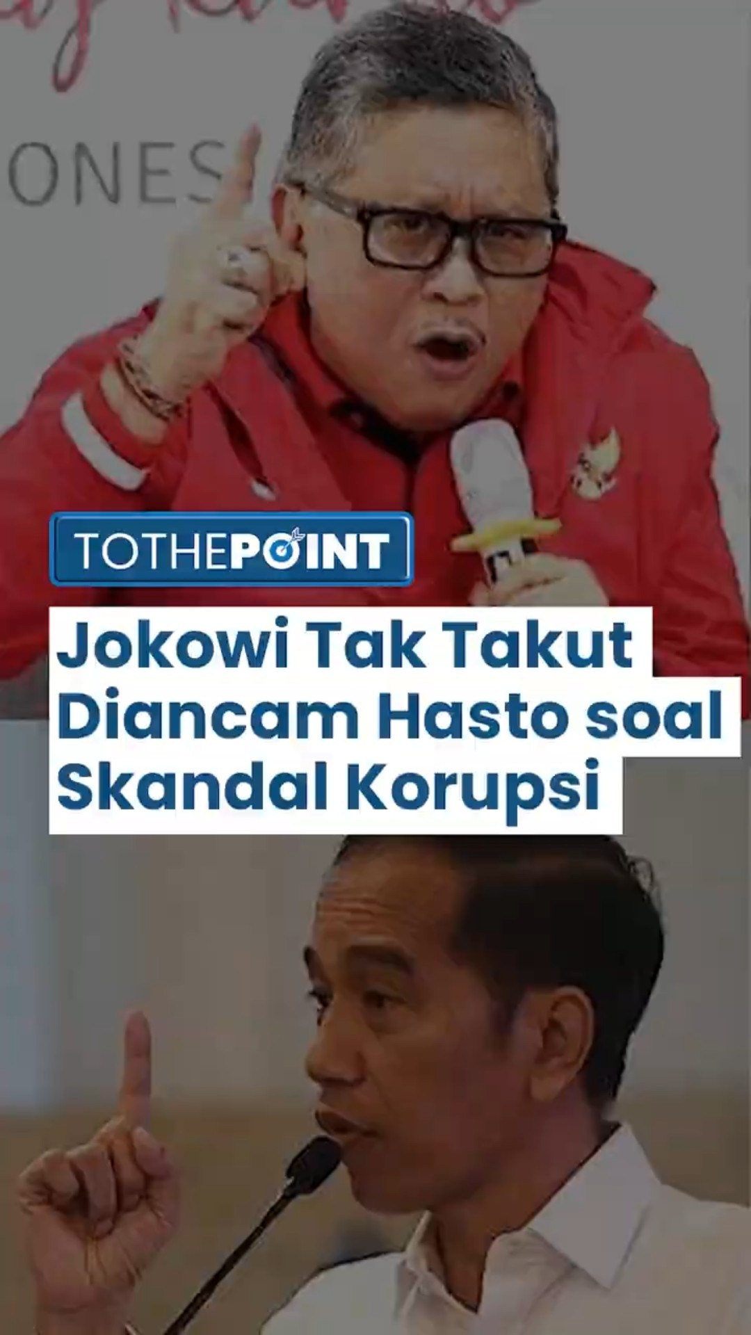 Diancam Hasto soal Dokumen Skandal Korupsi, Jokowi Tak Takut hingga Siap Diperiksa Penegak Hukum